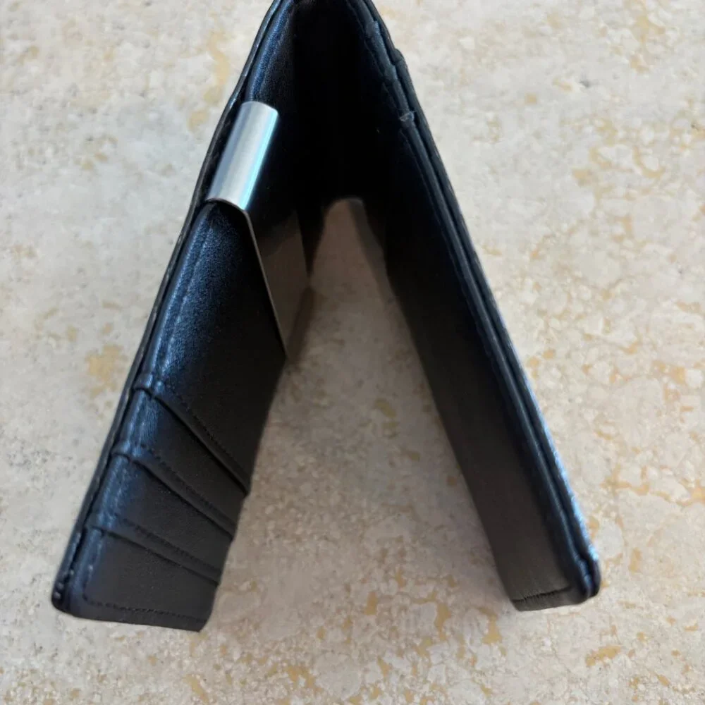 TRAVANDO Men's Slim Wallet RFID Blocking Money Clip Bifold Credit Card Holder